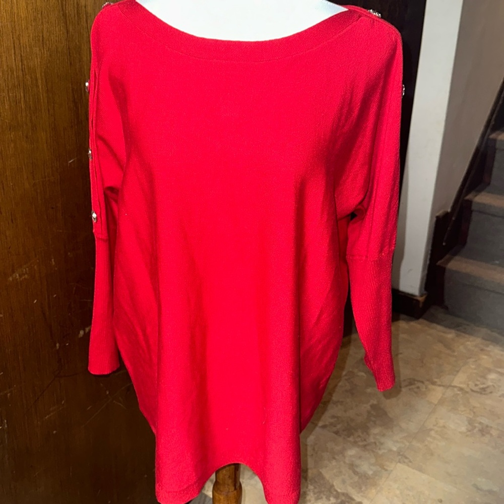 Red heart sweater